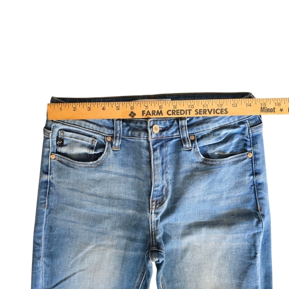 KanCan Women's Distressed Blue Jeans Estilo 28 Denim Bootcut - Picture 5 of 8